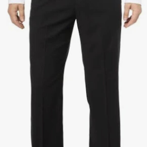 Savane Other - men's savane comfort waist straight fit pants flat front black 44W X 34L